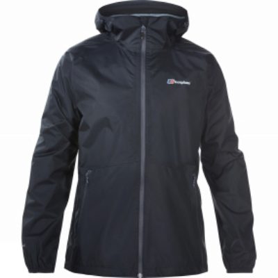 Berghaus Mens Deluge Light Jacket Black/Black Berghaus Mens Deluge Light Jacket Black/Black